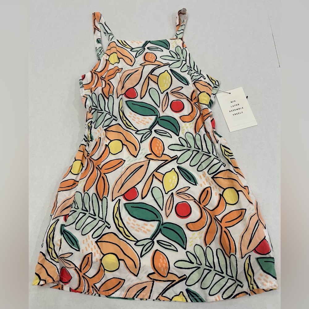 Girls Free Assembly Fruit-Print Sundress - Size XS 4/5